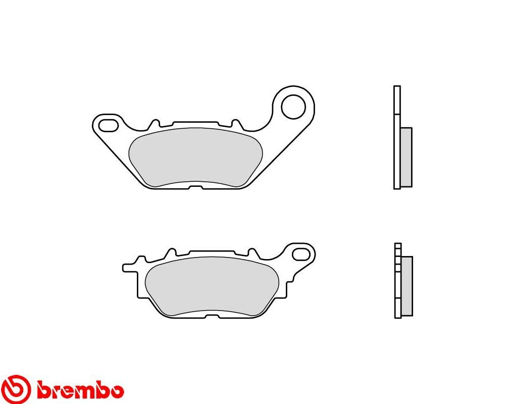 Brembo Pastiglie freno posteriori carbon ceramic Yamaha N-Max 125/150 