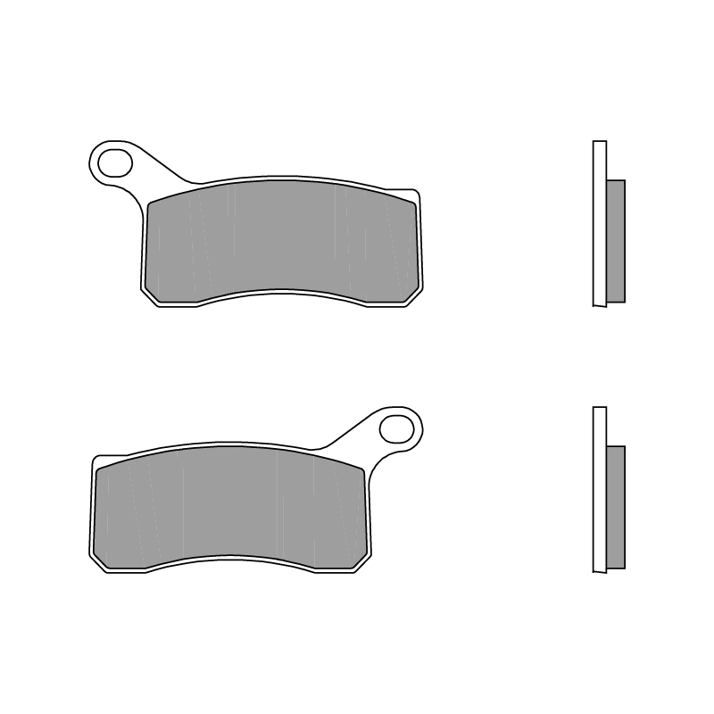 Brembo Brake pads Sinter MX/SM front for KTM SX ATV 450