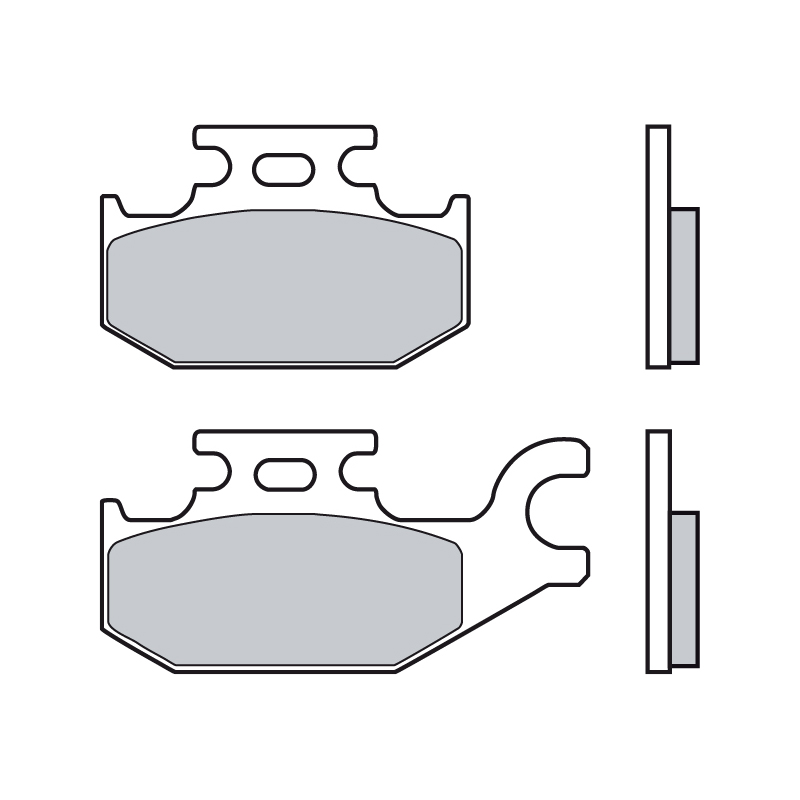 Brembo Brake pads Sinter MX front Suzuki KING QUAD KLT-A, KLT-F LEFT 400