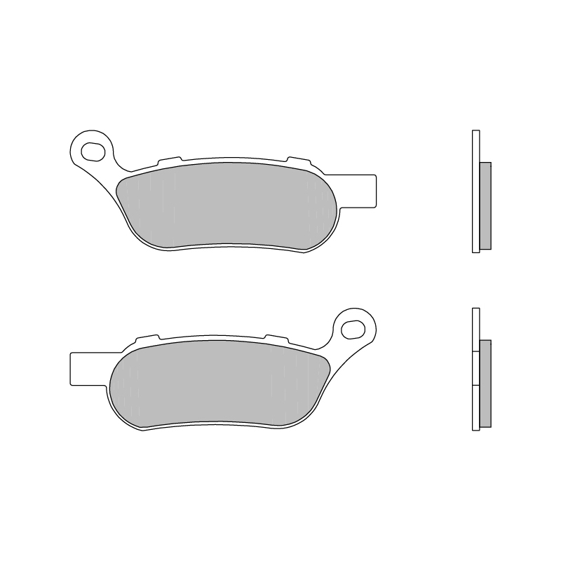 Brembo Brake pads Sinter Rear rear Harley Davidson FLSTC/HERITAGE SOFTAIL