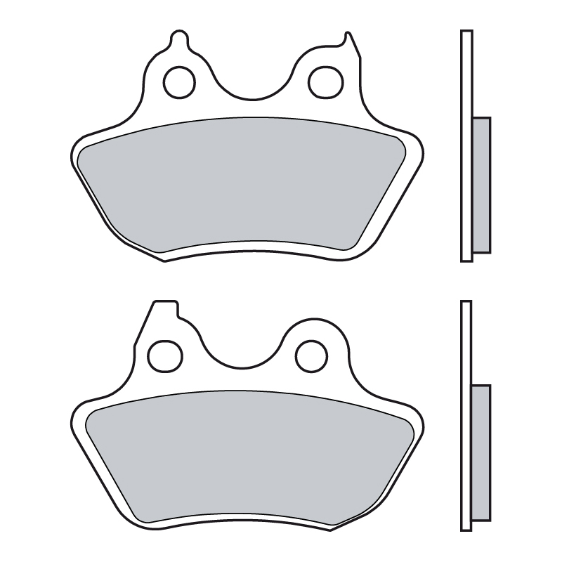 Brembo Pastiglie freno sinterizzate post. Harley Davidson FLSTI HERITAGE 