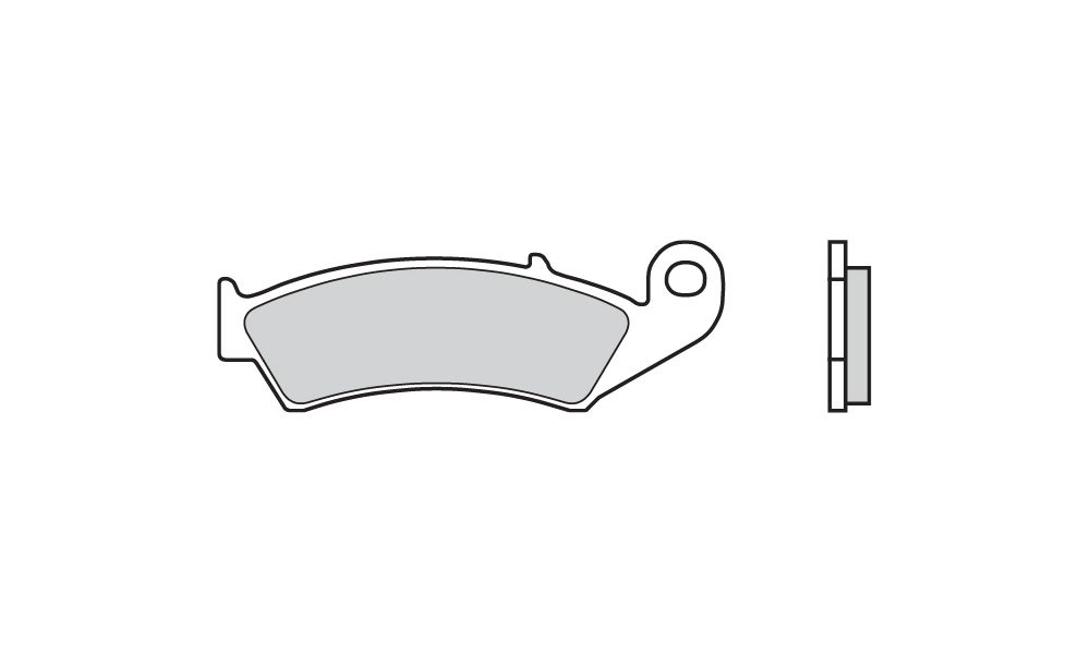 Brembo Pastiglie dei freni Carbon Ceramic anteriori per Honda AX-1 250