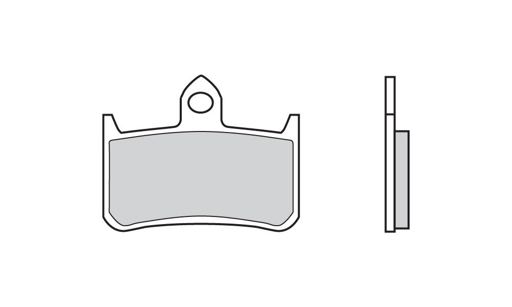 Brembo Pastiglie dei freni Carbon Ceramic anteriori per Honda NS 125