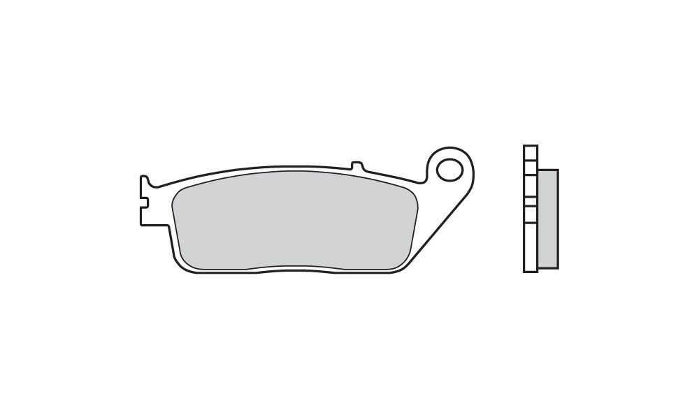 Brembo Pastiglie dei freni Carbon Ceramic anteriori per Honda VTR 250