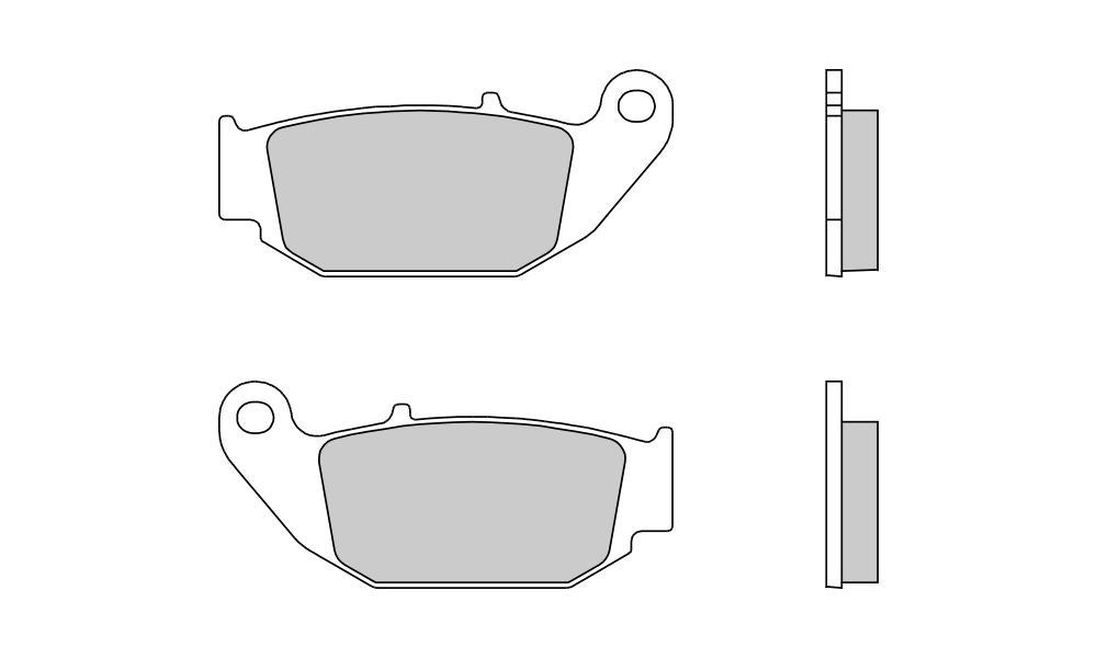 Brembo Pastiglie freno sinterizzate Honda 125 MSX, CRF L 250 posteriore 