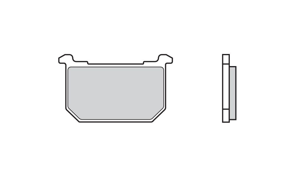 Brembo Brake pads Carbon Ceramic front for Kawasaki GPX 400