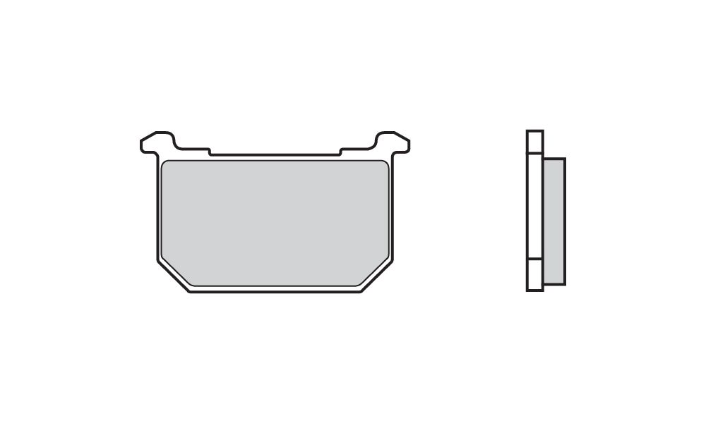 Brembo Brake pads Carbon Ceramic front for Kawasaki Z 250