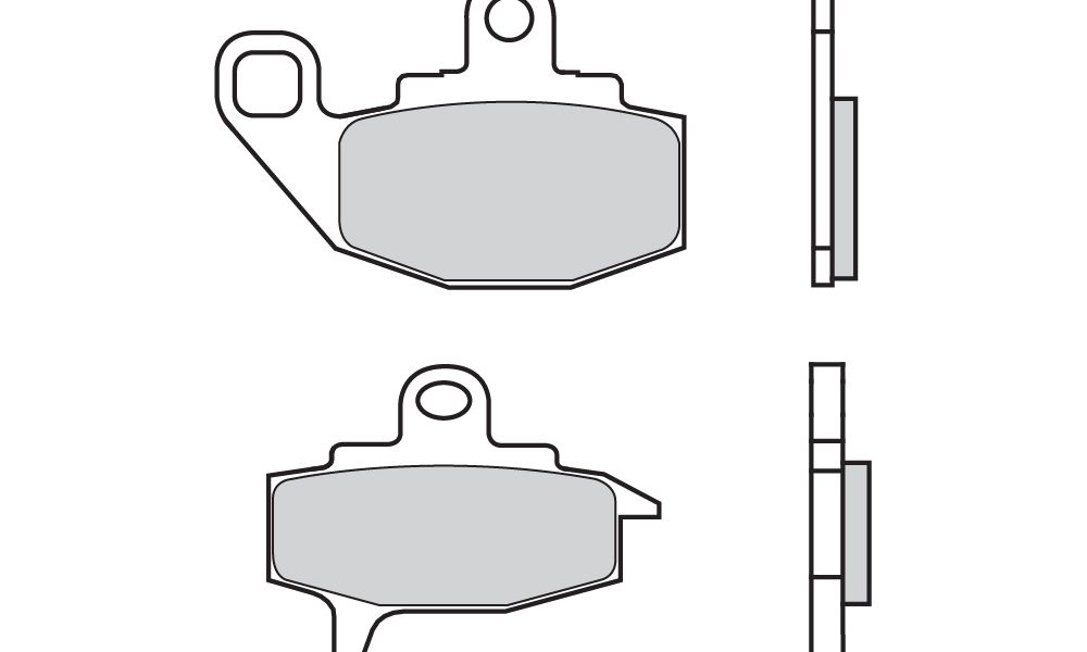 Brembo Pastiglie dei freni Semi-Metal anteriore per Kawasaki KX 125