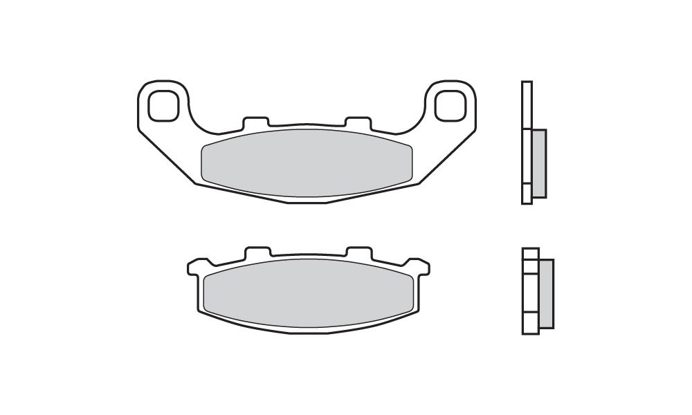 Brembo Pastiglie dei freni Carbon Ceramic anteriori per Kawasaki KR-1 250