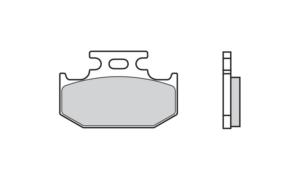 Brembo Brake pads Sinter MX rear for Kawasaki KDX 125