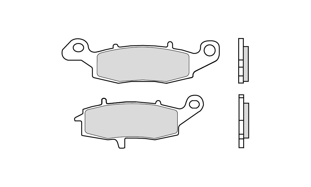 Brembo Brake pads Carbon Ceramic front for Kawasaki W 650