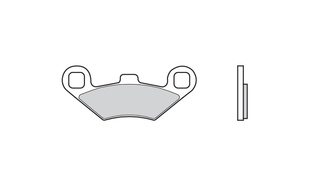 Brembo Brake pads Sinter MX front/rear for Polaris Phoenix 200