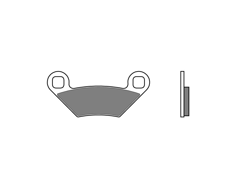 Brembo Brake pads Sinter MX front/rear for Polaris Sportsman 550