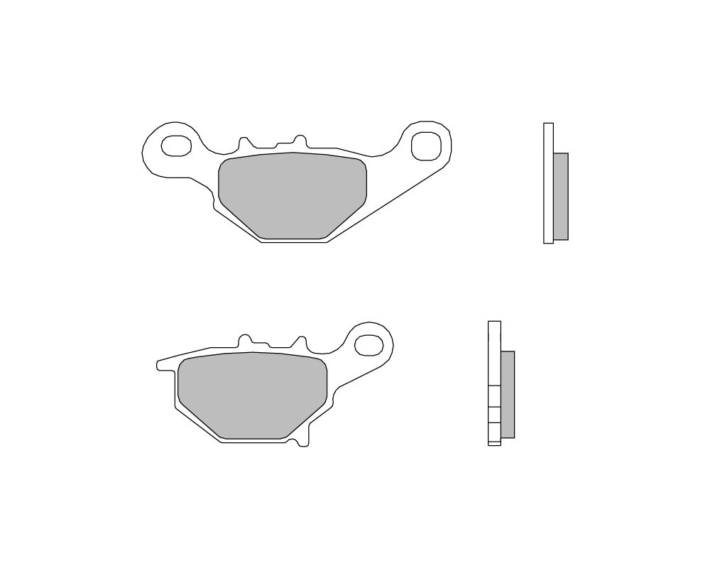 Brembo Pastiglie dei freni sinterizzate MX posteriore per Suzuki RM 85 85