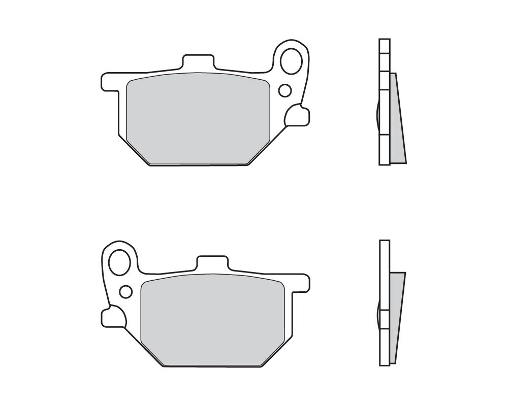 Brembo Brake pads Carbon Ceramic front for Yamaha RD DX (right caliper) 250