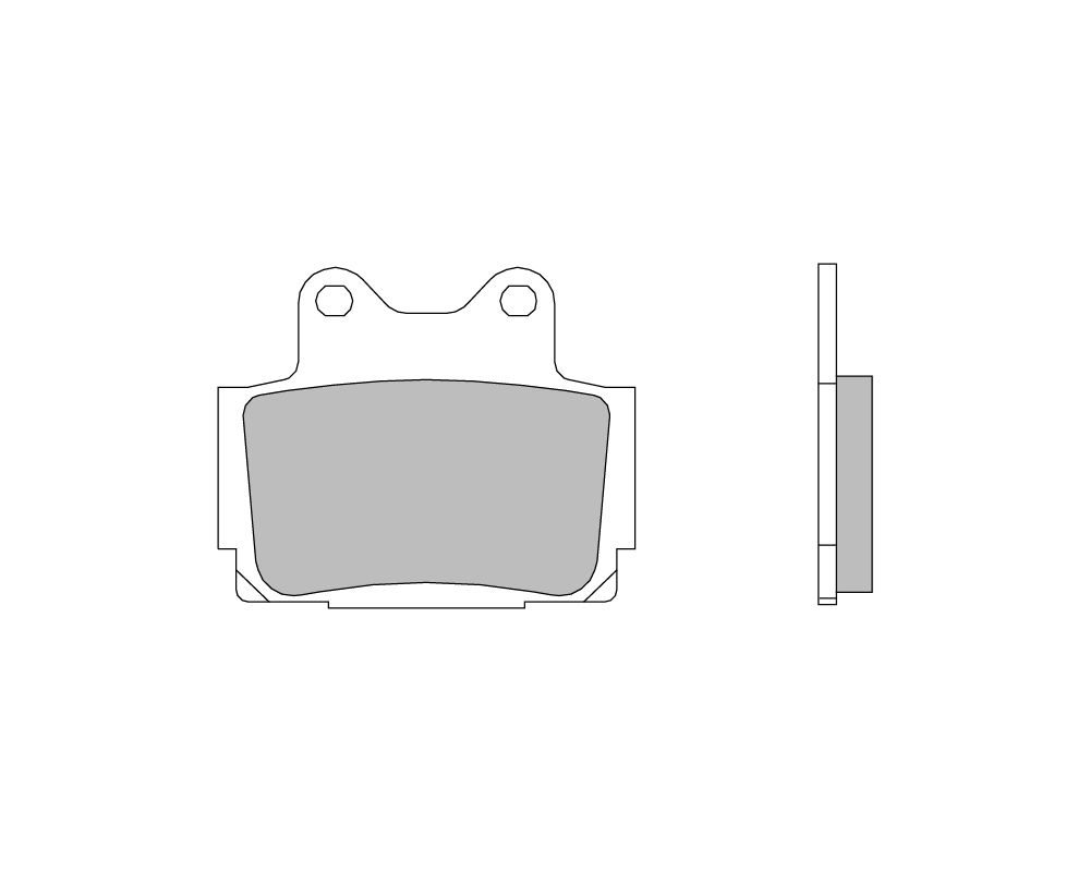 Brembo Brake pads Carbon Ceramic front/rear for Yamaha TZR 80