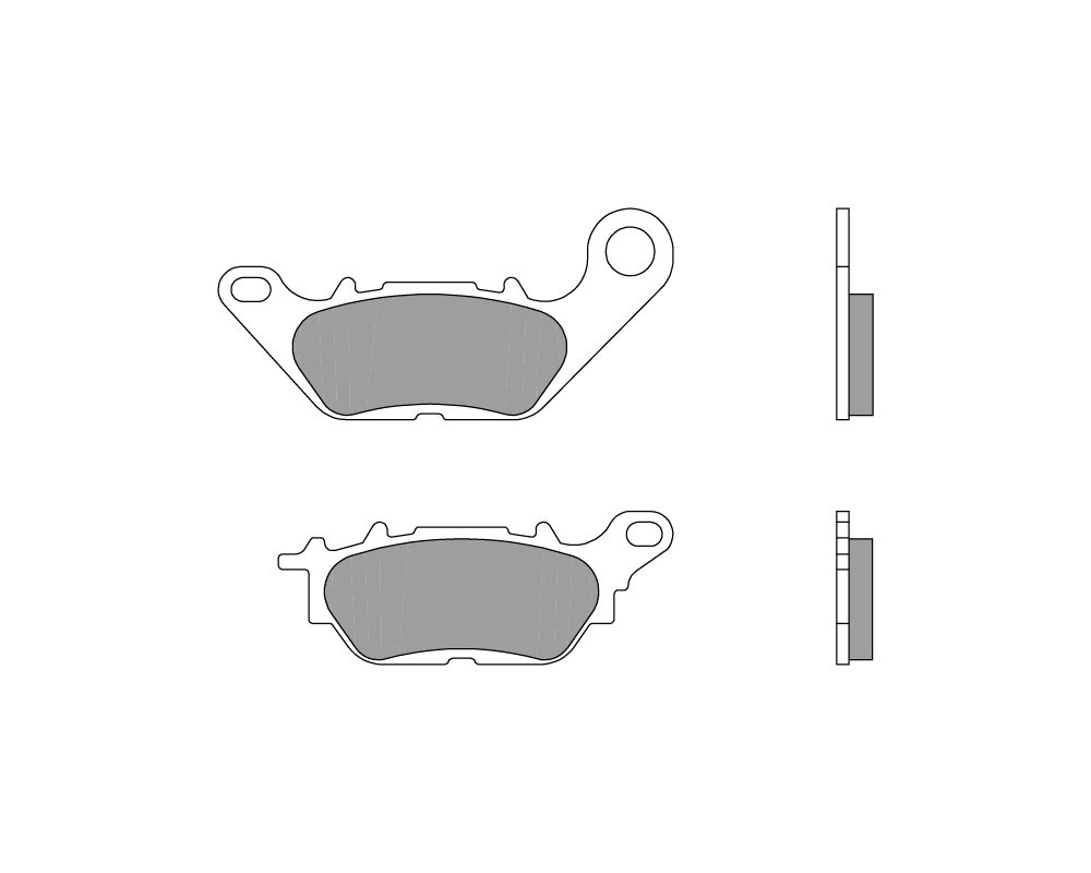 Brembo Brake pads Carbon Ceramic front for MBK XC WAAP 125