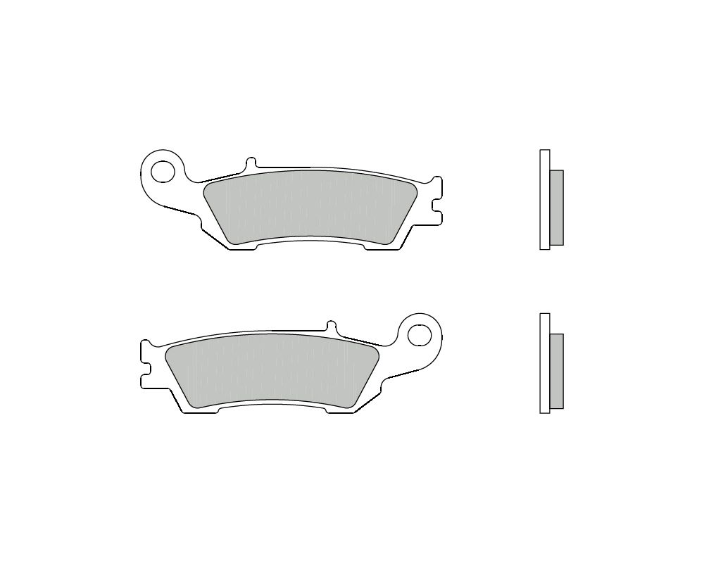 Brembo Pastiglie dei freni sinterizzate MX anteriori Yamaha YZ 125 