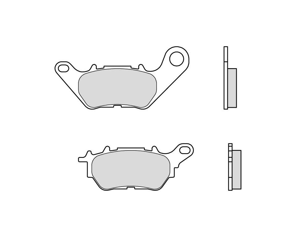 Brembo Pastiglie freno sinterizzate Racing post. Yamaha YZF 250, MT-03