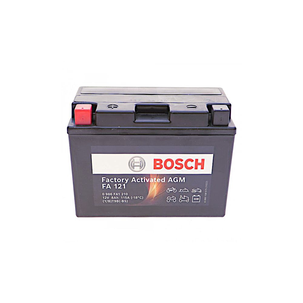 BATTERIA BOSCH PREATTIVATA FA121 12V, 8AH, 115A