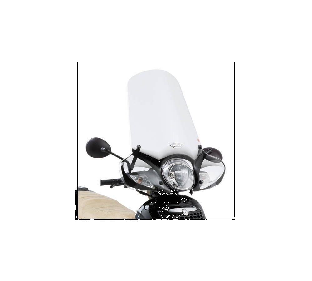 GIVI WIND SCREEN TRANSPARENT 53 X 70 CM FOR SCARABEO 125/200