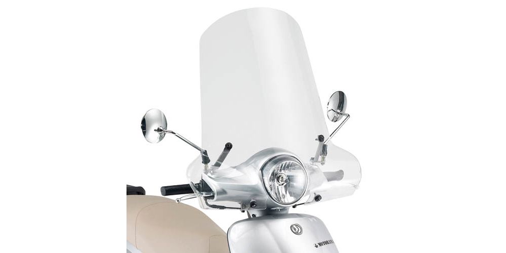 Givi Parabrezza trasparente 50 x 63 cm per SYM Fiddle 50/125