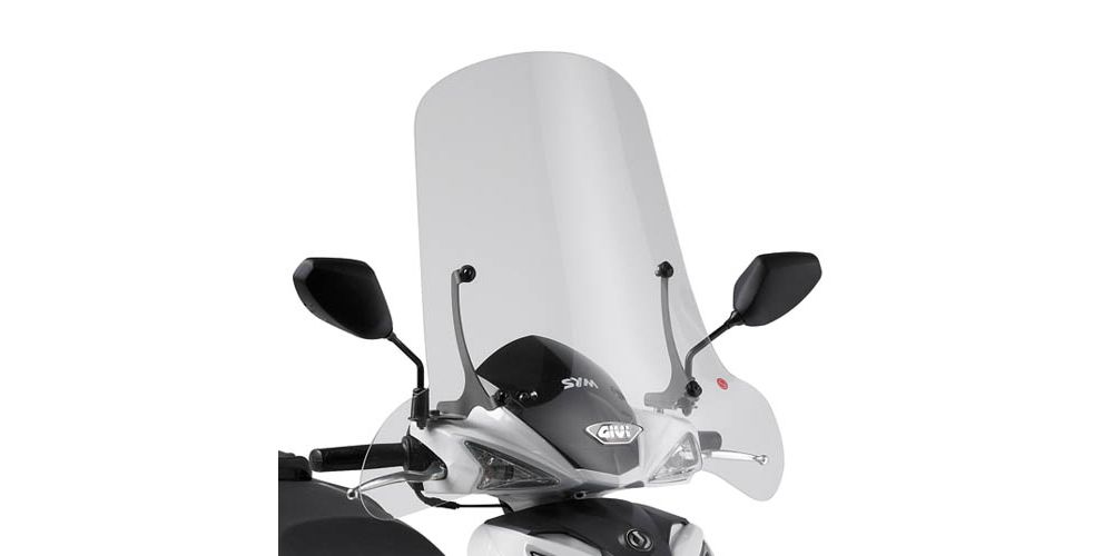 Givi Parabrezza trasparente 62 x 71 cm per SYM Symphony 50/125/151