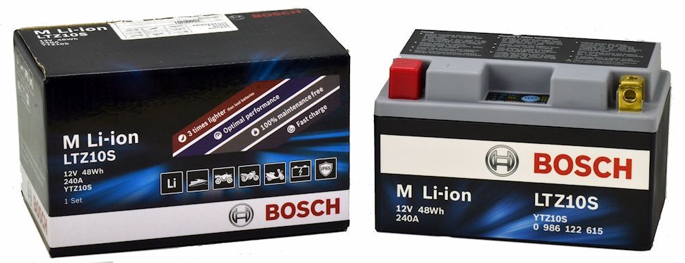 Piaggio Batterie Bosch LTZ10S Li-ion 12V 48Wh 240Ah für Aprilia RSV4 Racing 1100