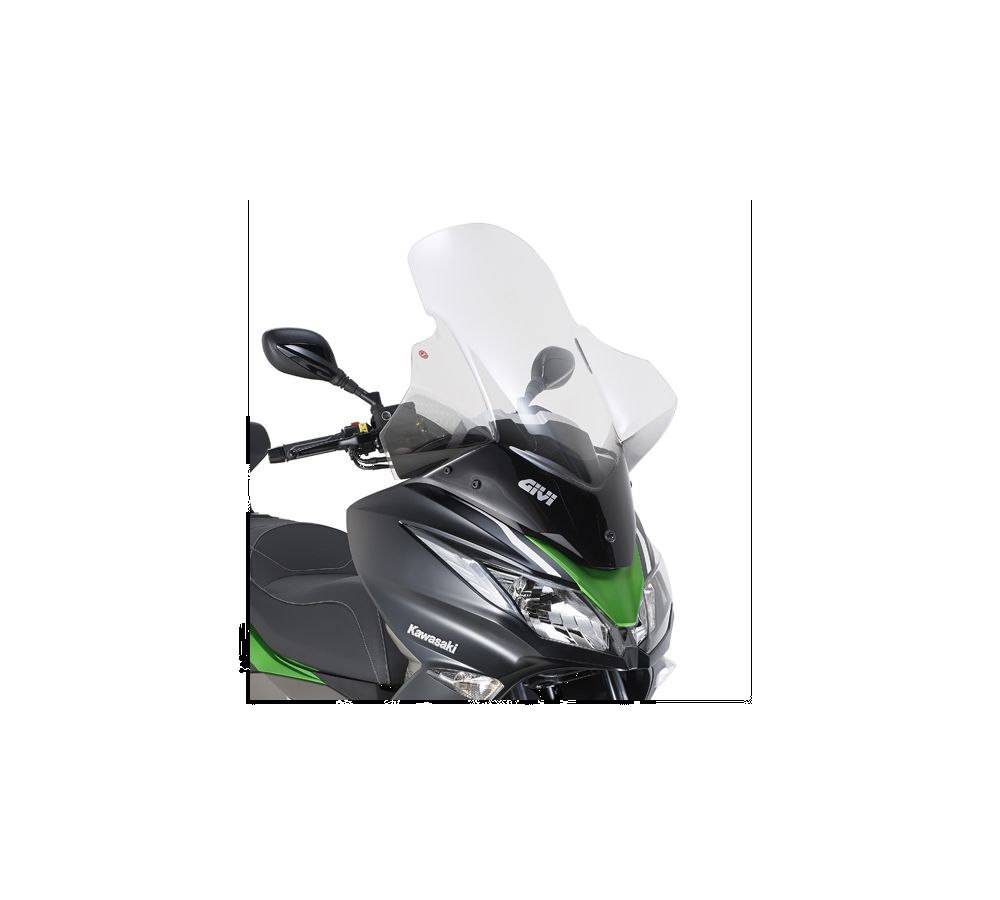 Givi Pare-brise incolore 79,5 x 65 cm pour Kawasaki J125/J300