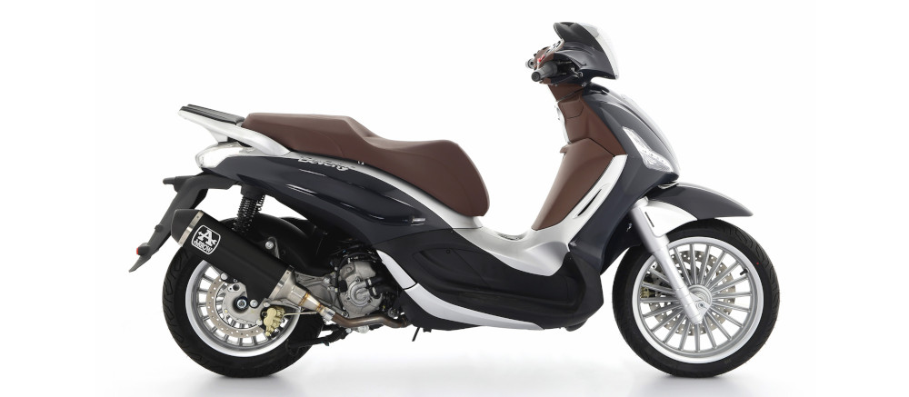 MARMITTA OMOLOGATA URBAN ALLUMINIO DARK PIAGGIO BEVERLY 300 HPE 21