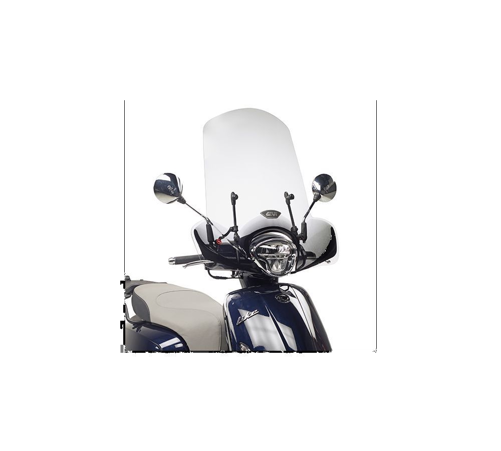 Givi Pare-brise incolore 49,5 x 65,5 cm pour Kymco Like 125