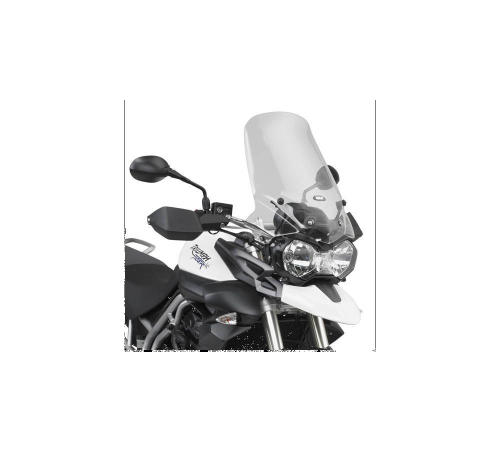 Givi Cúpula específica transparente 53 x 46,5 cms (hxa) para Triumph Tiger 800 XR / Tiger 800 XC