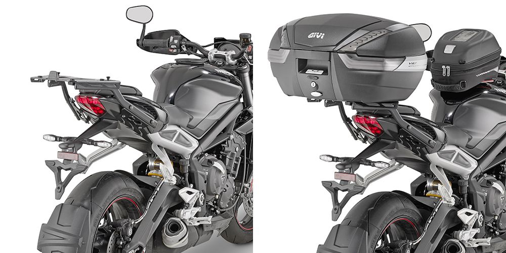 GIVI REAR RACK FOR MONOKEY/MONOLOCK TOP-CASE FOR TRIUMPH STREET TRIPLE 765