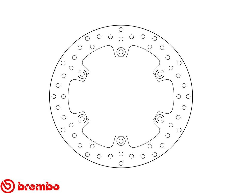 Brembo Disco freno fisso Serie Oro