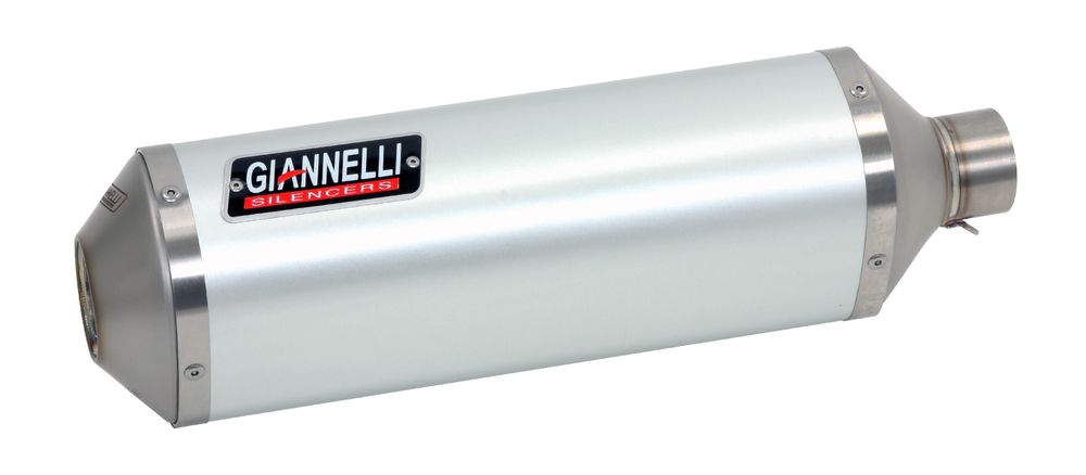Giannelli kit Ipersport silencer aluminium with catalytic link pipe approved for KYMCO AK 550 