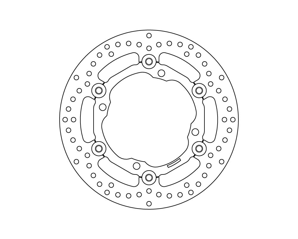 Brembo Disco freno flottante Serie Oro Ø 250 mm Suzuki RMZ 250 