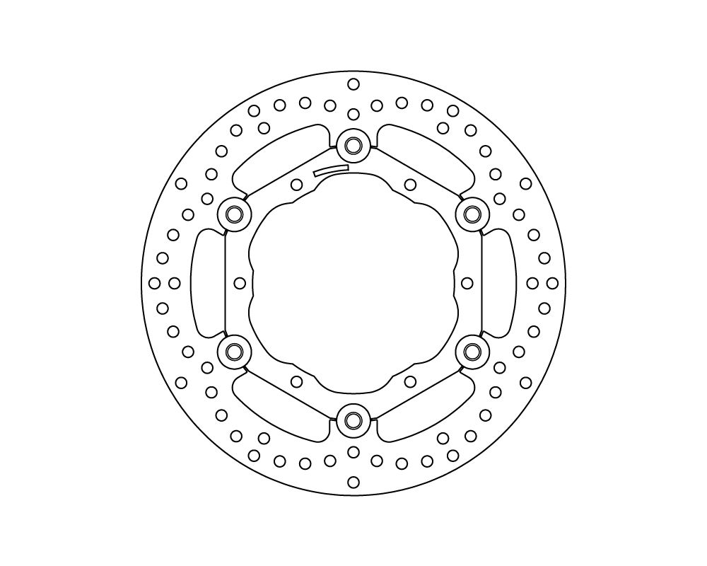 Brembo Disco freno flottante Serie Oro Ø 250 mm Suzuki RM 125 