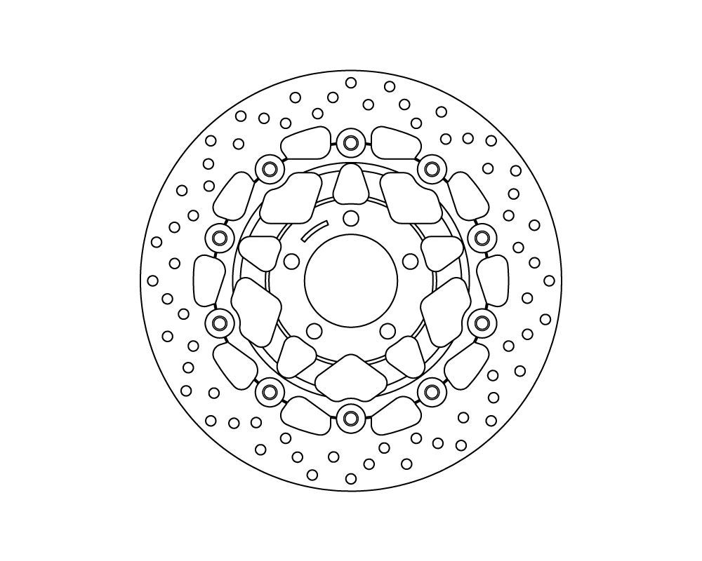 Brembo Disco freno flottante Serie Oro Ø 290 mm Suzuki GSF BANDIT 600 