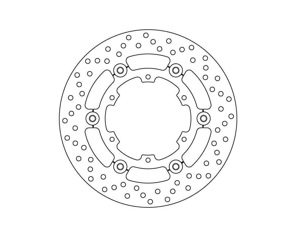 Brembo Disco freno flottante Serie Oro Ø 267 mm KTM ADVENTURE / R 1190 