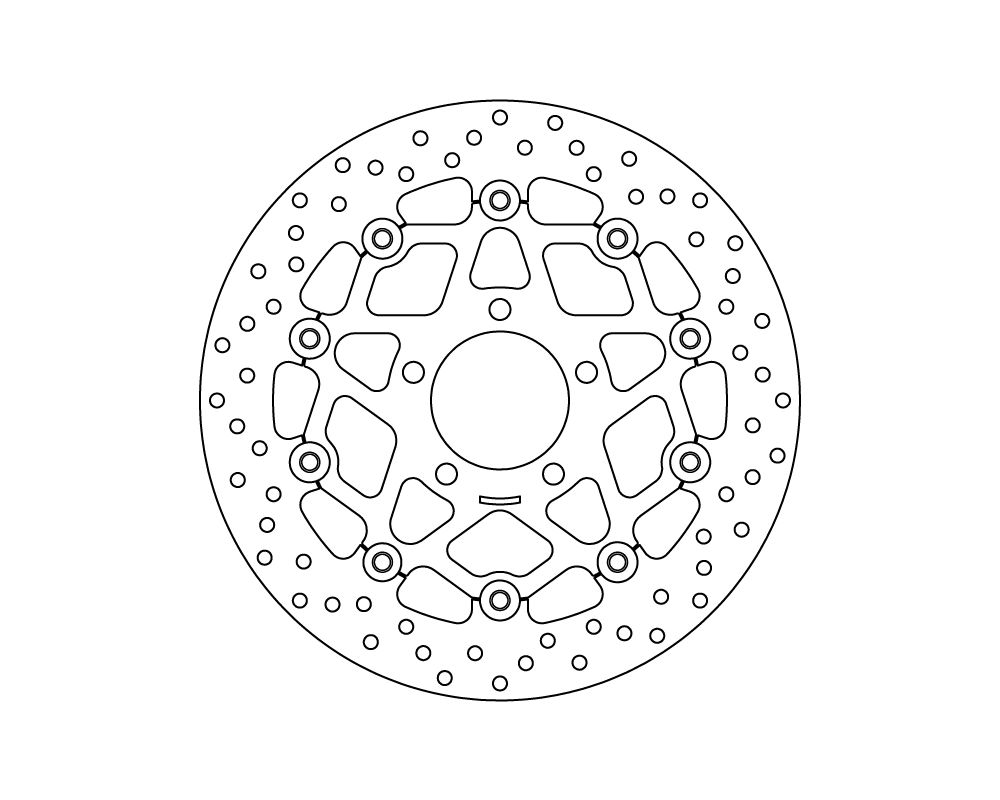 Brembo Disco freno flottante Serie Oro Ø 300 mm Suzuki GSX R 600 