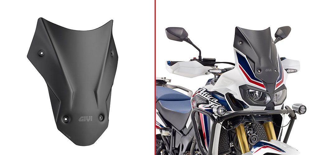 Givi Cupolino sport nero opaco 40x31 cm Honda CRF1000L Africa Twin