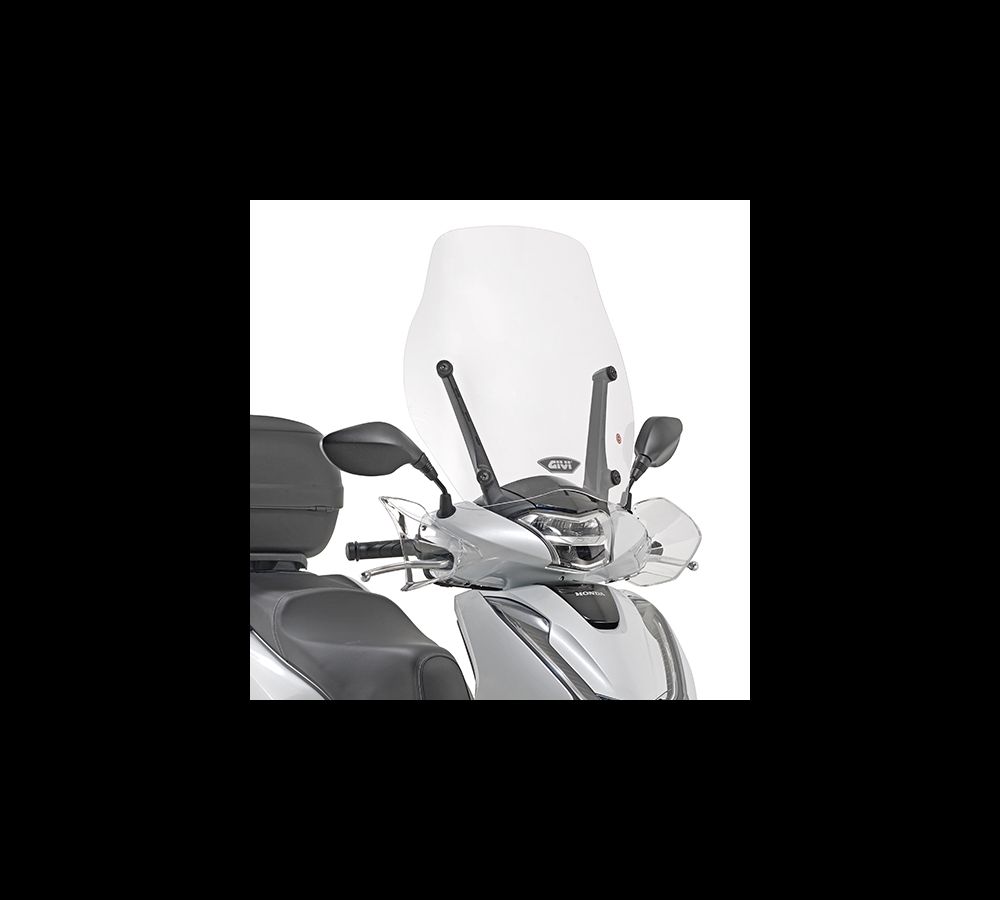 Givi Parabrezza trasparente 51 x 49 cm per Honda SH125I/150I