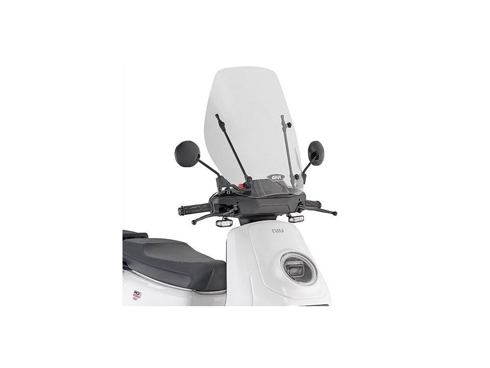 Givi Parabrezza trasparente 54 x 49 cm per Niu Mqi Gt 