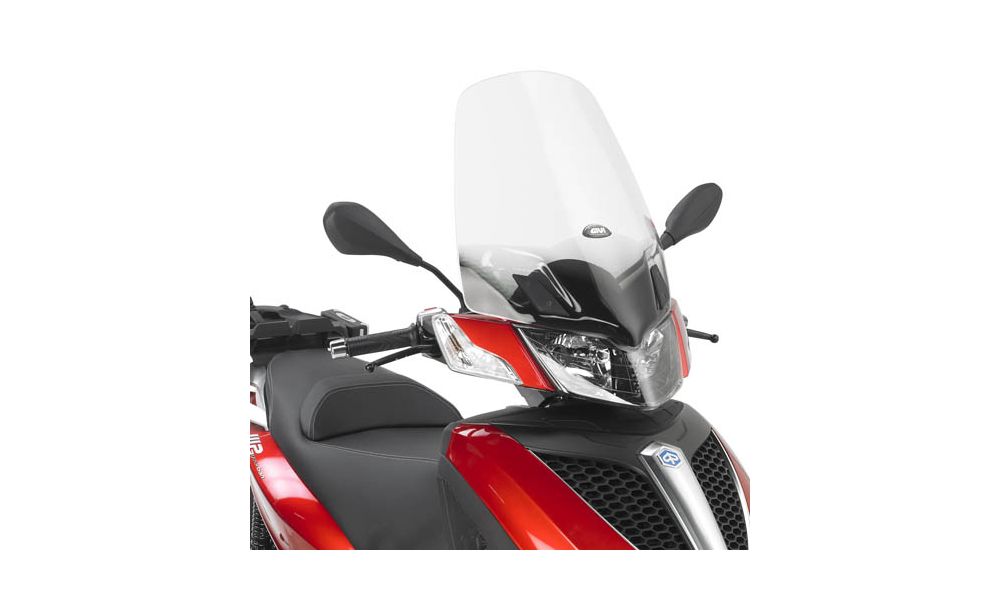 Givi Parabrezza trasparente 57 x 44,5 cm per Piaggio Mp3 Yourban 125-300