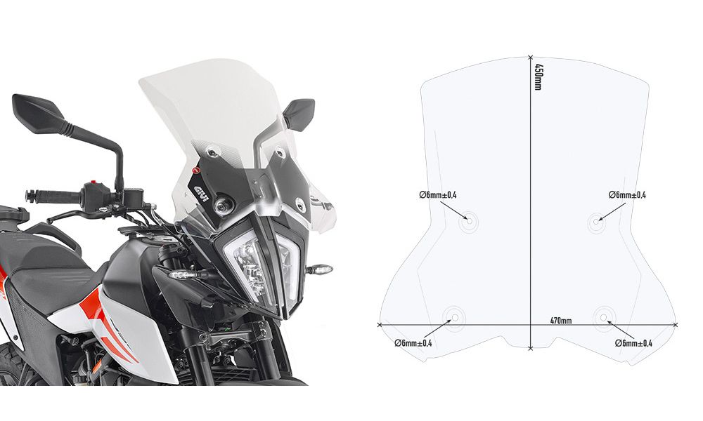 Givi Kit dattaches 7710DT, 7710D KTM 390 Adventure, 790 Adventure /R