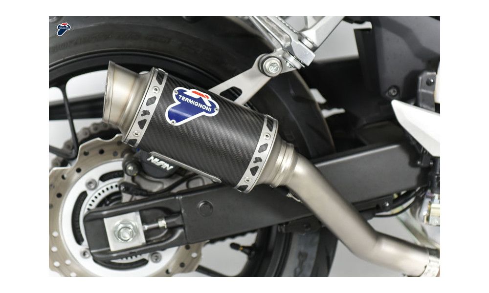 TERMIGNONI SILENCIEUX CARBONE EMBOUT INOX HONDA CB 500 F-R-X