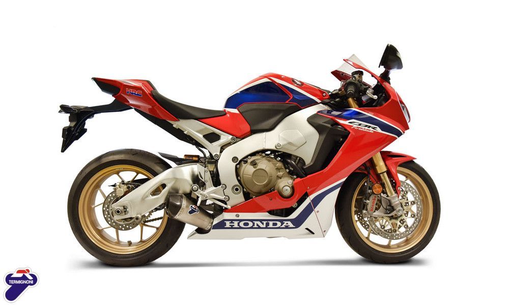 TERMIGNONI LIGNE COMPLETE TITANE EMBOUT CARBONE HONDA CBR 1000