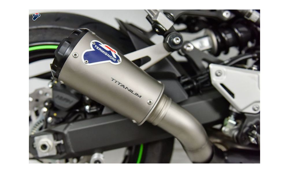 TERMIGNONI SILENCIEUX EN TITANE SEULEMENT POUR KAWASAKI Z 900 17-19