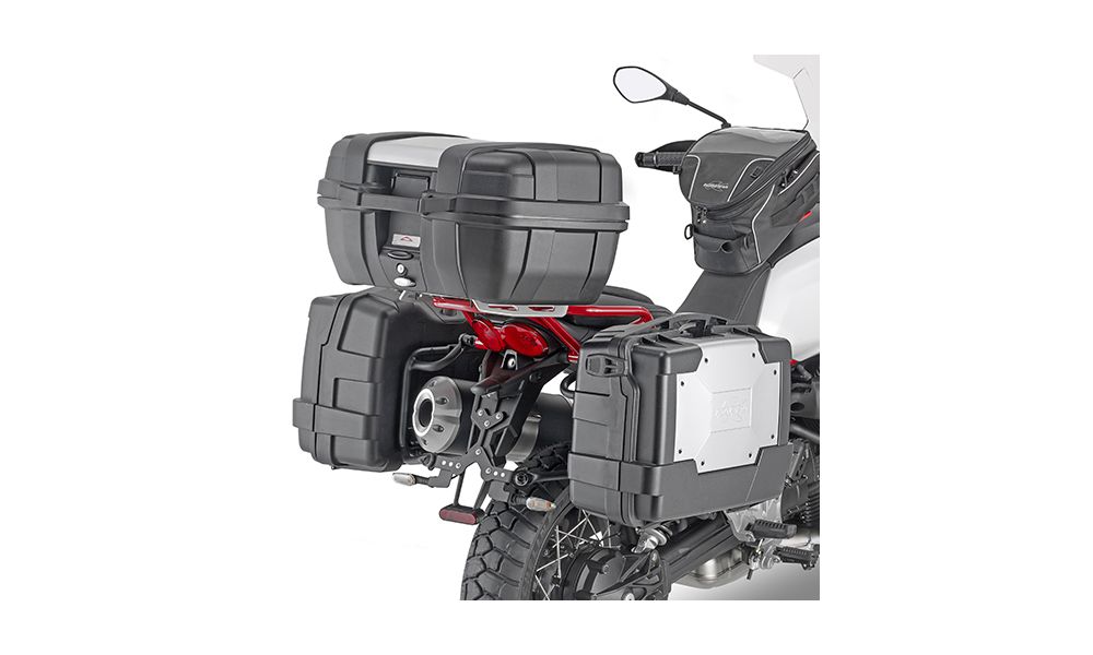 PORTAVALIGIE LATERALE PER MOTO GUZZI V85TT KAPPA MOTO