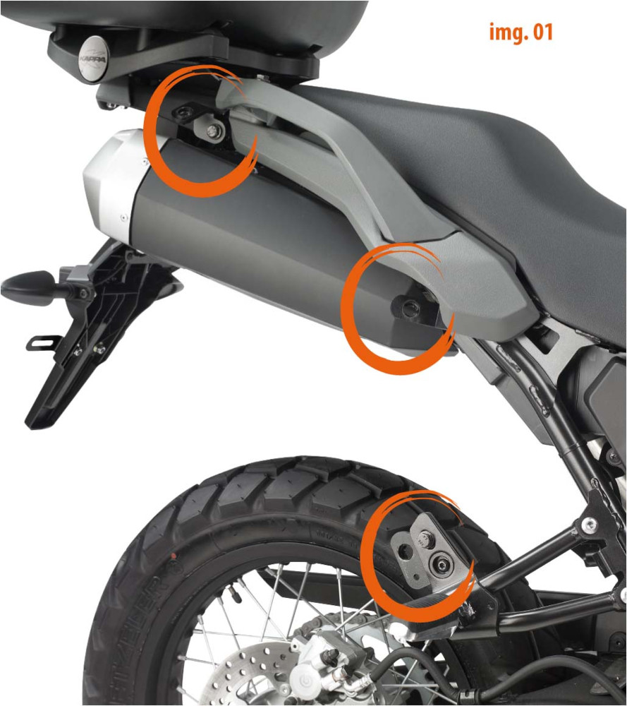 SIDE CASE HOLDER HONDA CROSSTOURER 1200 KAPPA MOTO